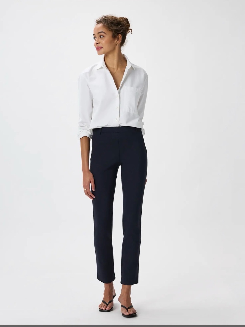 NWT Quince Ultra-Stretch Ponte Straight Leg Pants
